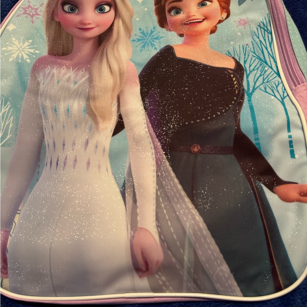 Frozen Sparkly Backpack with Elsa and Anna